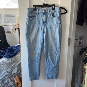 Madewell light wash jeans